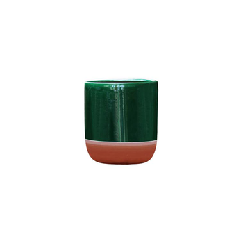 Visuel 1 du produit Pot en terre émaillée vert Jade Les Poteries d’Albi Saintrop - Ø 20 x H 21 cm