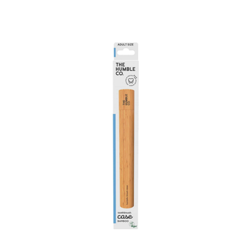 Visuel 1 du produit Étui brosse à dents coloris beige en bambou