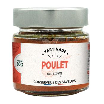 Visuel 1 du produit Tartinade bio poulet tandoori Conserverie Saveurs - 90 g