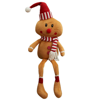 Visuel 1 du produit Personnage en pain d’épice assis avec jambes pendantes M. Gingembre Gonk - 25 cm