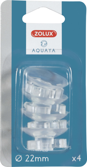 Visuel 1 du produit Ventouses pour aquarium coloris transparent Zolux Aquaya - Ø 22 mm x 4