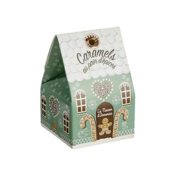 Visuel 1 du produit Caramels au pain d'épices chalet du Père Noël bio Maison Armorine - 40 g