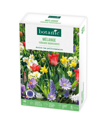 Visuel 1 du produit Mélange terrasse biodiversité botanic® - 40 bulbes