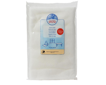 Visuel 1 du produit Tapis de neige en fibre blanche - 120 x 80 cm