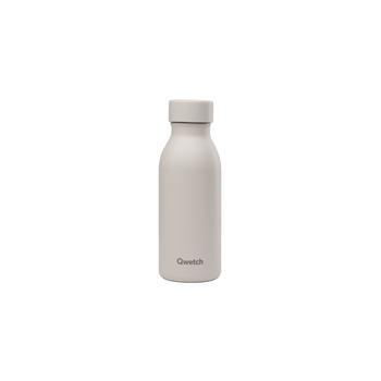 Visuel 1 du produit Bouteille isotherme en inox recyclé Qwetch Icon Matt sable Icon - 350 ml