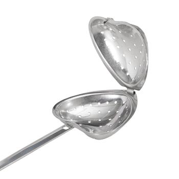 Visuel 1 du produit Coffret de 2 filtres à thé en acier inoxydable argenté Teatime - 4 x 2,2 x 14,3 cm