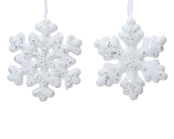 Visuel 1 du produit Flocon de neige en mousse blanche - Ø 11 cm