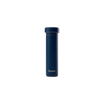 Visuel 1 du produit Tube de transport en inox bleu nuit pour 12 pastilles Solid Drinks Qwetch