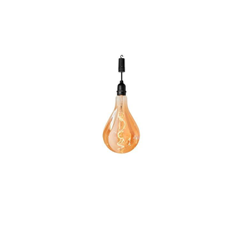 Visuel 1 du produit Suspension en verre forme ampoule Raindrop LED à pile Ø 16 x H 28,5 cm