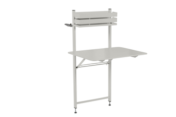 Visuel 1 du produit Table balcon Bistro coloris gris en acier Fermob - 77 x 62 x 120 cm