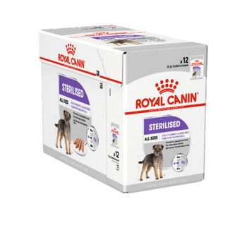 Visuel 1 du produit Alimentation humide complète pour chien stérilisé de plus de 10 mois mousse Royal Canin Canine Care Nutrition - 12 x 85 g