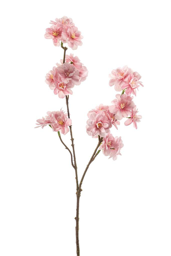 Visuel 1 du produit Tige de pommier artificielle à fleurs pêche - Ø 15 x H 72 cm