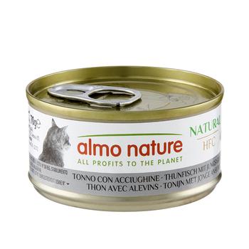 Visuel 1 du produit Pâtée pour chat HFC Natural au thon et alevins Almo Nature - 70 g