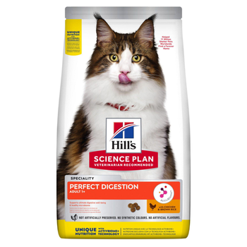 Visuel 1 du produit Croquettes pour chat adulte Hill's Science Plan Perfect Digestion - 1,5 kg