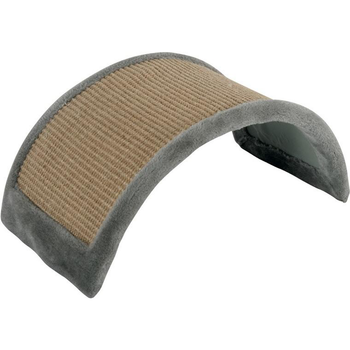 Visuel 1 du produit Griffoir à poser forme pont gris en bois et chanvre - 43 x 25 x 21 cm