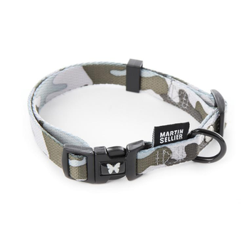 Visuel 1 du produit Collier réglable camouflage gris 30/35x1,5 cm