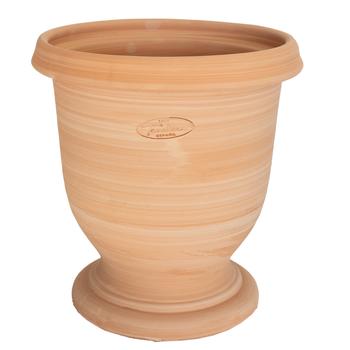 Visuel 1 du produit Pot haut Copa coloris beige en terre cuite - Ø 26 x 29 cm
