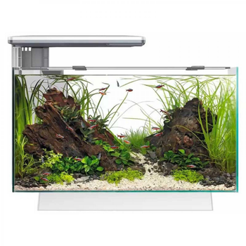 Visuel 1 du produit Aquarium tout équipé blanc SUPERFISH Quadro 40 PRO - 28L