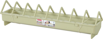 Visuel 1 du produit Mangeoire pour basse-cour en plastique coloris vert clair Zolux - 50 cm