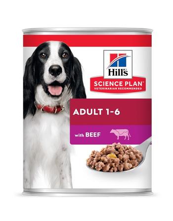 Visuel 1 du produit Aliment humide pour chien en boîte Hill’s Science Plan Canine Adult bœuf - 370 g