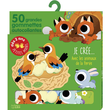 Visuel 1 du produit Avec ses gommettes, bébé crée… “les animaux de la forêt” Editions Lito