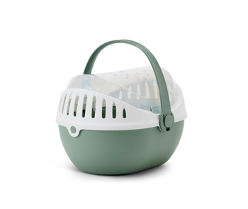 Visuel 1 du produit Panier de transport vert Elmo Savic modèle médium - 30,5 x 24,5 x 20,5 cm