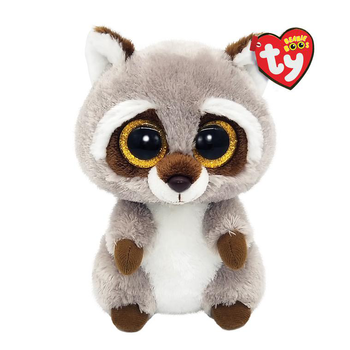 Visuel 1 du produit Peluche TY Oakie le raton laveur - 15 cm