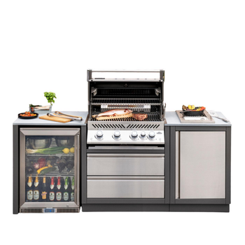 Visuel 1 du produit Barbecue gaz encastrable inox Napoléon BiPro 500 4 brûleurs - 82 x 63,5 x 61 cm