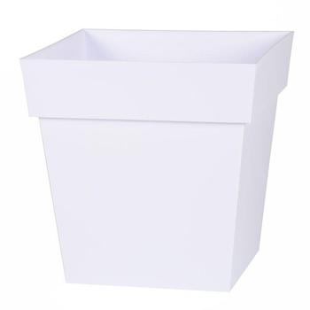 Visuel 1 du produit Pot carre Toscane Blanc L32 x l32 x H32