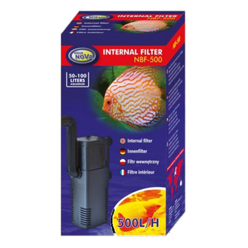 Visuel 1 du produit Filtre interne aquarium, capacité jusqu'à 100L - AQUA NOVA NBF-500