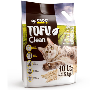 Visuel 1 du produit Litière Tofu clean Croci - 10 L