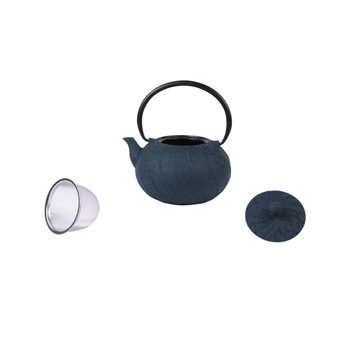 Visuel 1 du produit Théière en fonte bleue avec filtre Spirale - 1,2 L