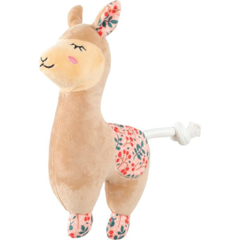 Visuel 1 du produit Peluche pour chien coloris marron Zolux lama dormeur chiquitos - 8,5 x 18 x 23 cm