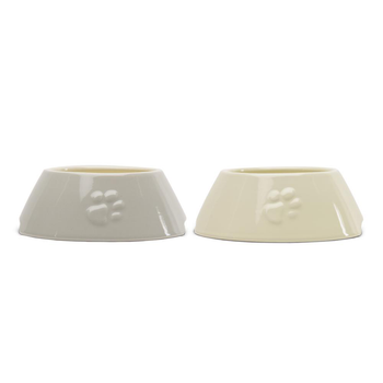 Visuel 1 du produit Gamelle pour chien aux longues oreilles coloris beige en grès Scruffs – 21 x 21 x 8,5 cm