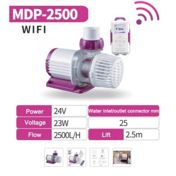 Visuel 1 du produit Pompe à eau wifi commandable à distance, DEBAO-JECOD MDP-2500 - débit max. 2500L/H