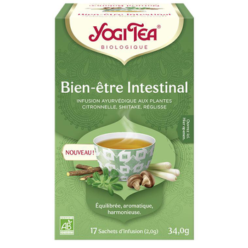 Visuel 1 du produit Yogi Tea Bien-être Intestinal boîte 17 sachets