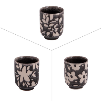 Visuel 1 du produit Gobelet en gré multicolore Tsubaki - 16 cl (Livré aléatoirement parmi 3 modèles assortis)