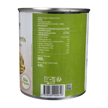Visuel 1 du produit Haricots verts extra-fins bio Luce - 800 g