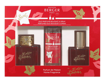 Visuel 1 du produit Duo bouquet parfumé et spray d’intérieur Lolita Lempicka Sweet rouge - 2 x 90 ml