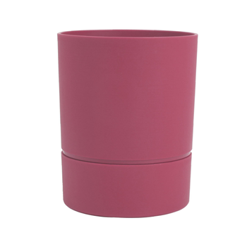 Visuel 1 du produit Pot rond à réserve d’eau en polypropylène rose Terra Eda Aquaduo Orchidée - Ø 12,5 x H 15,5 cm