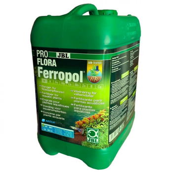 Visuel 1 du produit engrais liquide pour plantes d'aquarium, enrichi en fer et minéraux, sans nitrate ni phosphate - JBL Ferropol - 5L