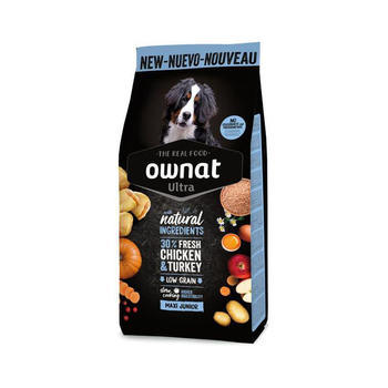 Visuel 1 du produit Croquettes pour chiot maxi junior Ownat Ultra - 12 kg