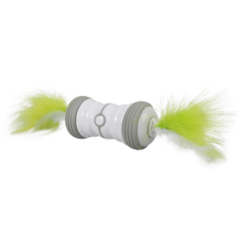 Visuel 1 du produit Jouet électronique pour chat coloris blanc double spinner EBI