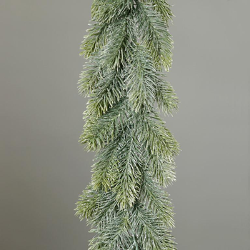 Visuel 1 du produit Guirlande de sapin artificiel vert givré - 160 cm