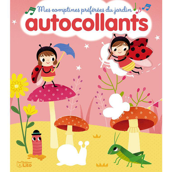 Visuel 1 du produit Mes comptines préférées du jardin en autocollants aux éditions Lito