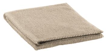 Visuel 1 du produit Serviette invité en coton coloris galet Vivaraise Bora - 50 x 30 cm