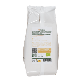 Visuel 1 du produit Farine de maïs bio – 500 gr