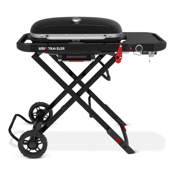 Visuel 1 du produit Barbecue gaz Traveler coloris noir en acier émaillé Weber -  94 x 49 x 66 cm