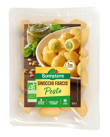 Visuel 1 du produit Gnocchi au pesto bio Bonneterre – 300 g