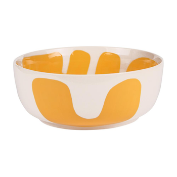 Visuel 1 du produit Saladier en grès beige et jaune Lulli - Ø 26 cm